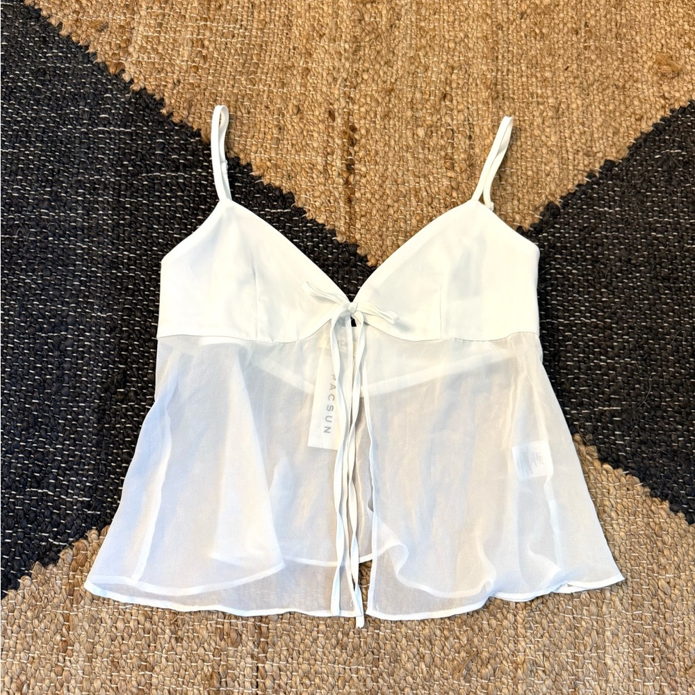 Brandy Melville white tank top